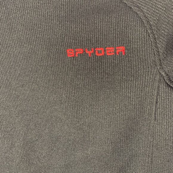 Spyder Black Jacket with Red Accents Boys Sz 10/12 - Picture 7 of 8